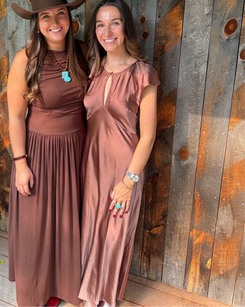 Elegant Satin Maxi Dress - Image 2