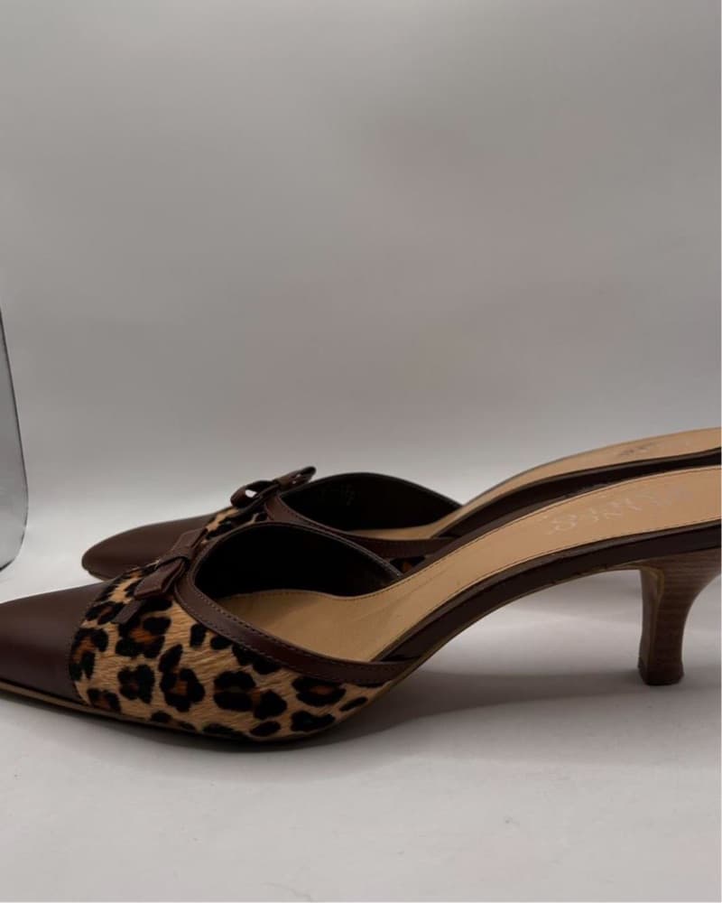 Leopard Print Mules - Image 4