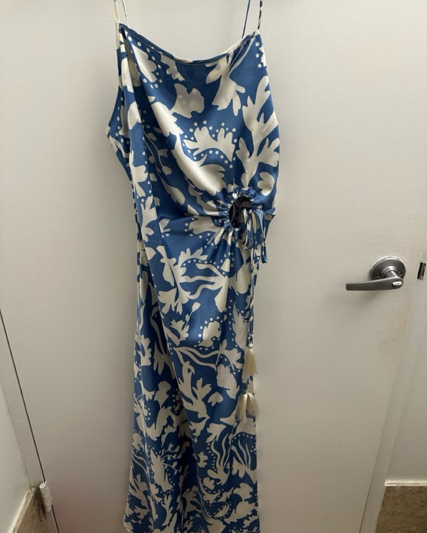 Moon River Square Neck Midi Slip Neck - Image 4