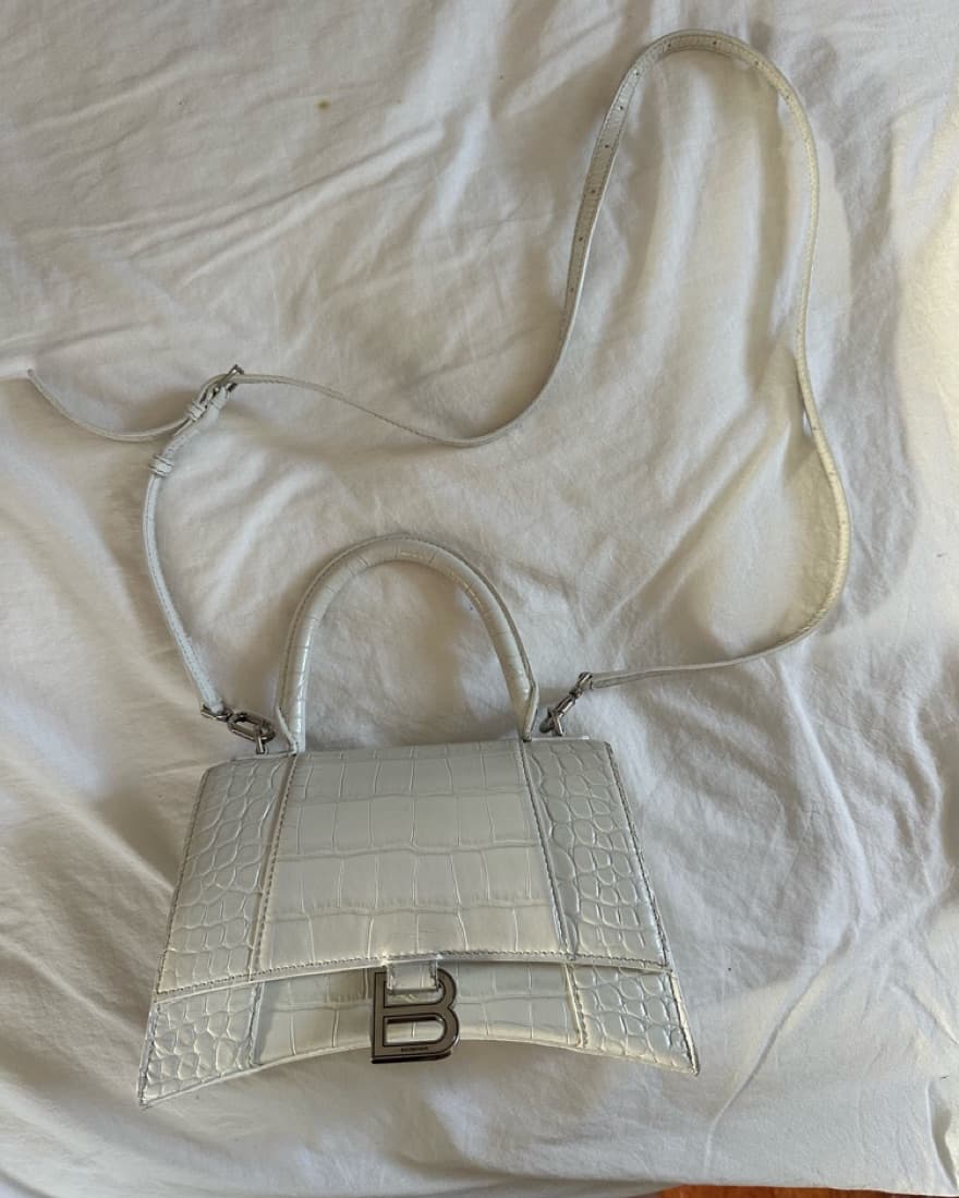 Balenciaga Hourglass Crocodile Embossed  - Image 3