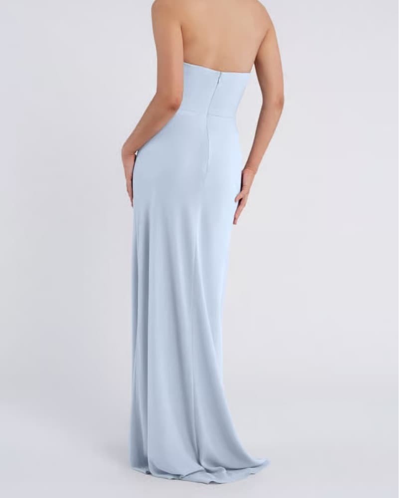 Jenny Yoo Liv Dress In Whisper Blue - Image 3