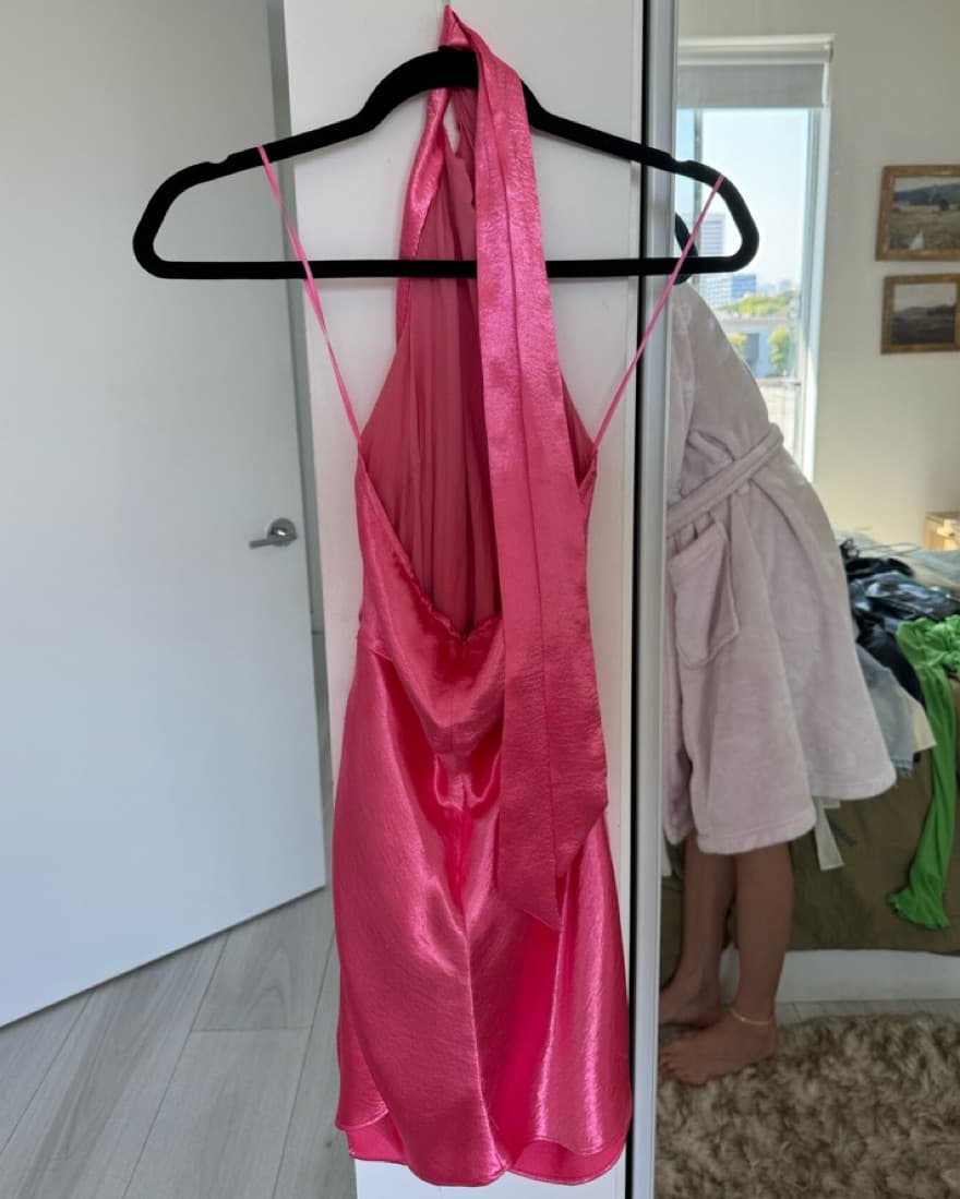 Pink Revolve Halter Dress  - Image 3