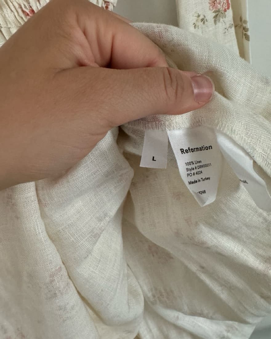 Reformation Linen Floral Maxi - Image 2