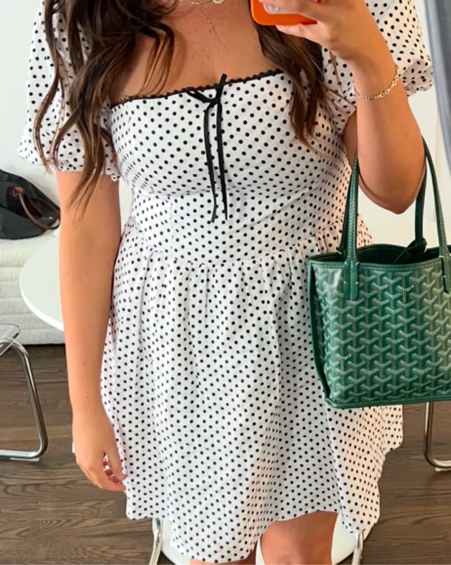 Reformation Polka Dot Dress - Image 2