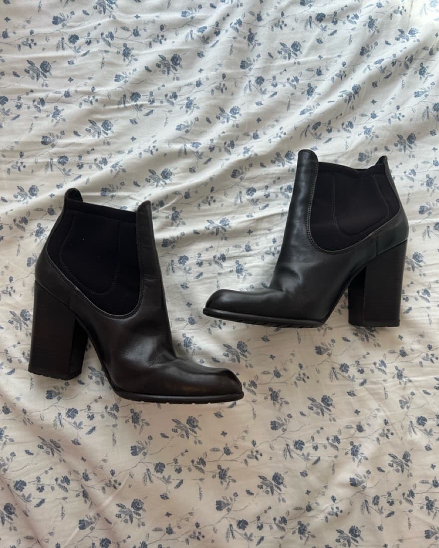 Stuart Weitzman Brown Booties - Image 2