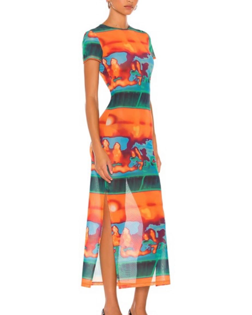 Miaou Billie Dress in Thermal - Image 1