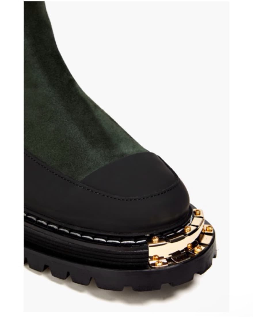 Sandro Suede Leather Chelsea Boots - Image 2