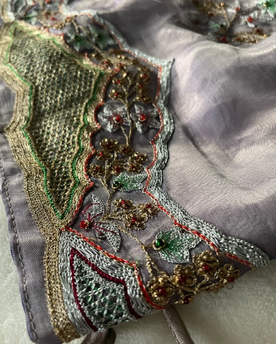 Vintage Embroidered/beaded Halter Top - Image 2