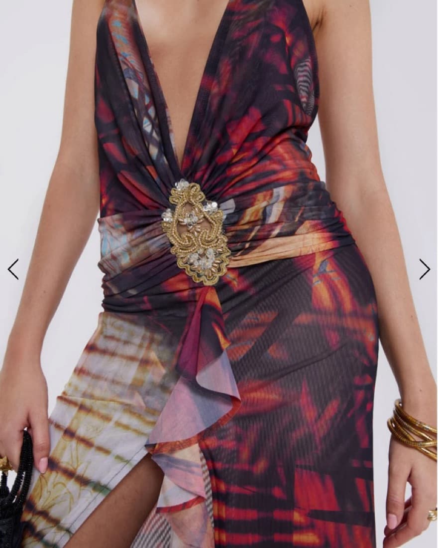 Jaded london Cindy Plunge Dress - Image 2