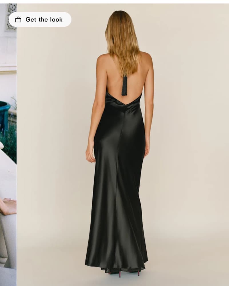 Reformation plus Camille Rowe Silk Gown - Image 2