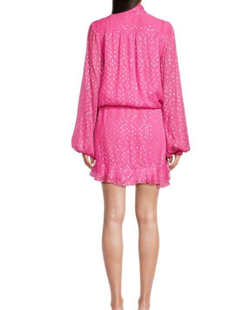 Rococo Sand Pink Mini Dress - Image 5