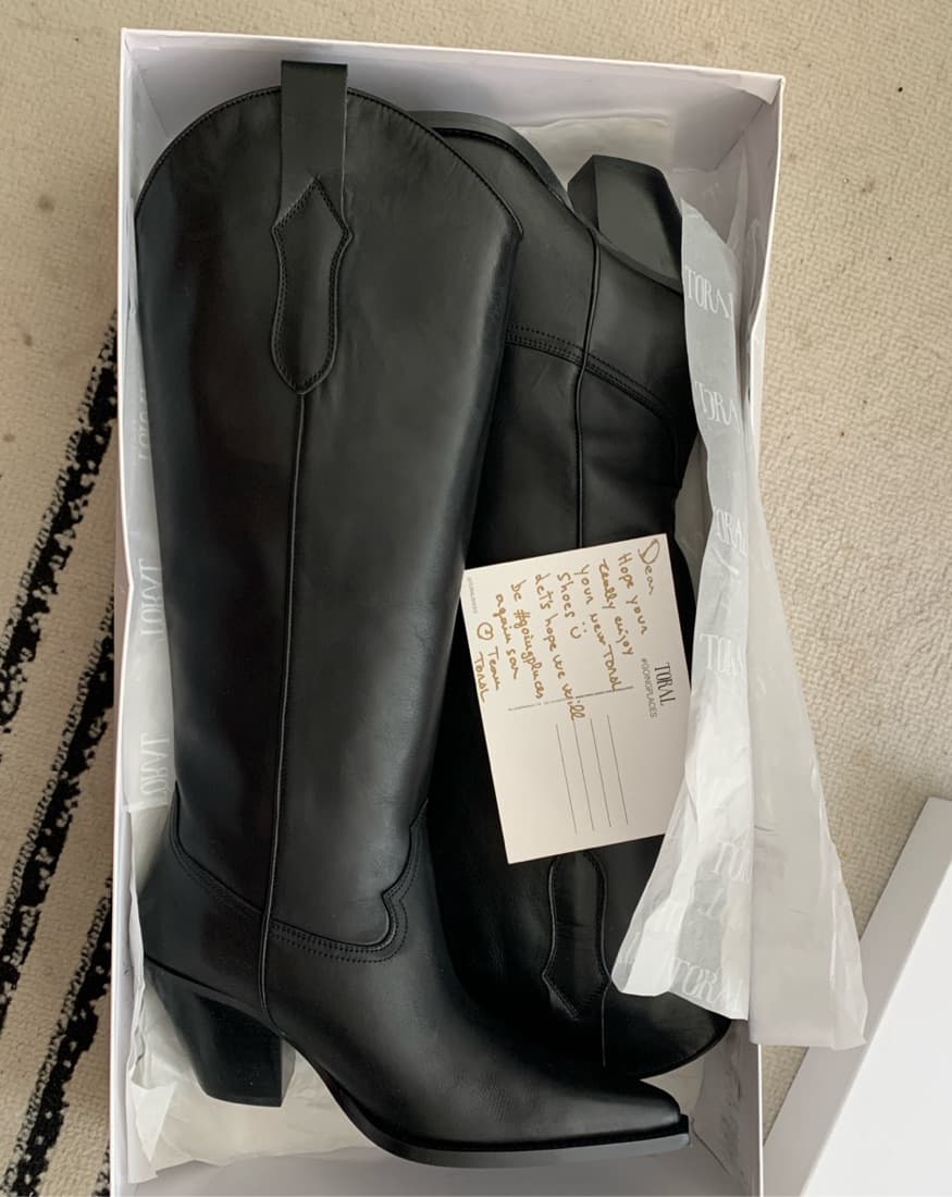 New Black Toral Boots (western) - Image 3
