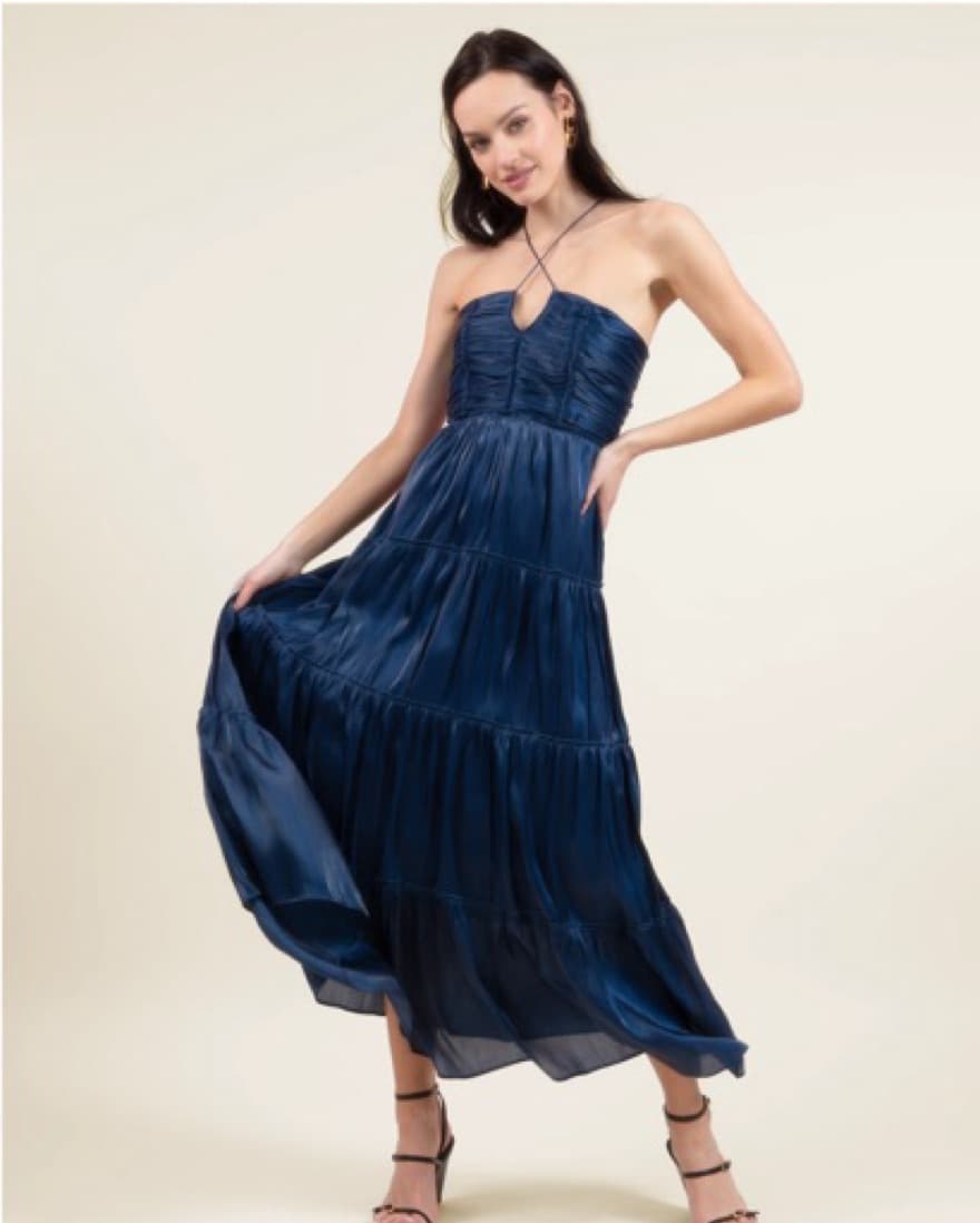 OPT / Alexis Navy Dress - Image 1