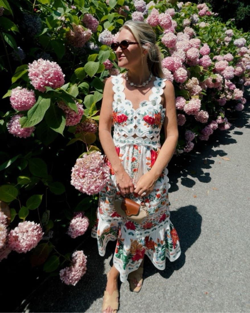 Farm Rio Bloom Garden Mini Dress - Image 1