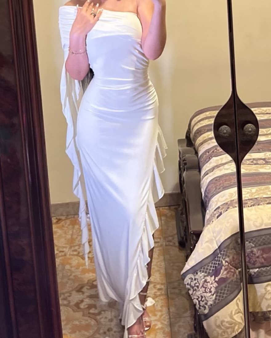 White Maxi Dress - Image 4
