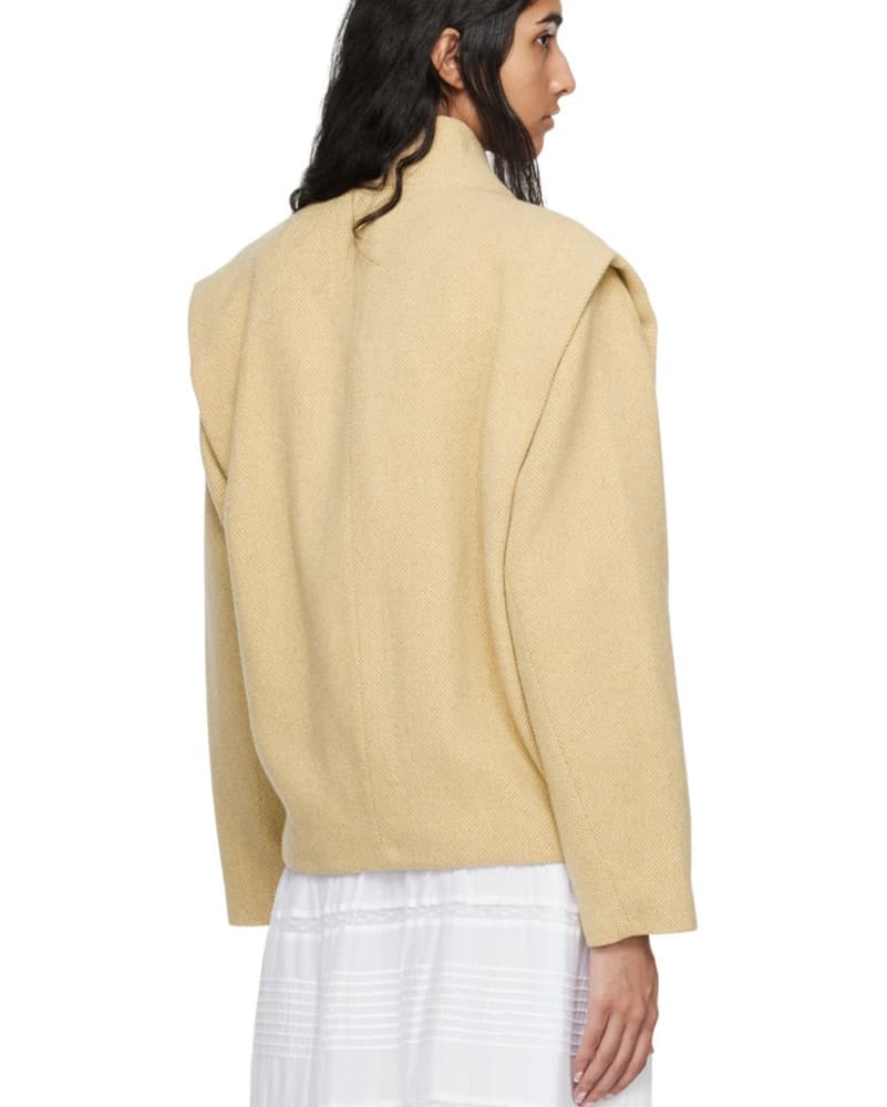 Isabel Marant Beige Drogo Jacket - Image 3