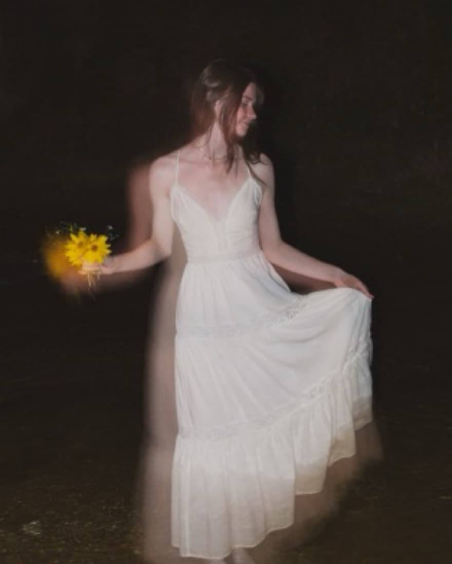 White Audrey Parks Francescas dress - Image 4