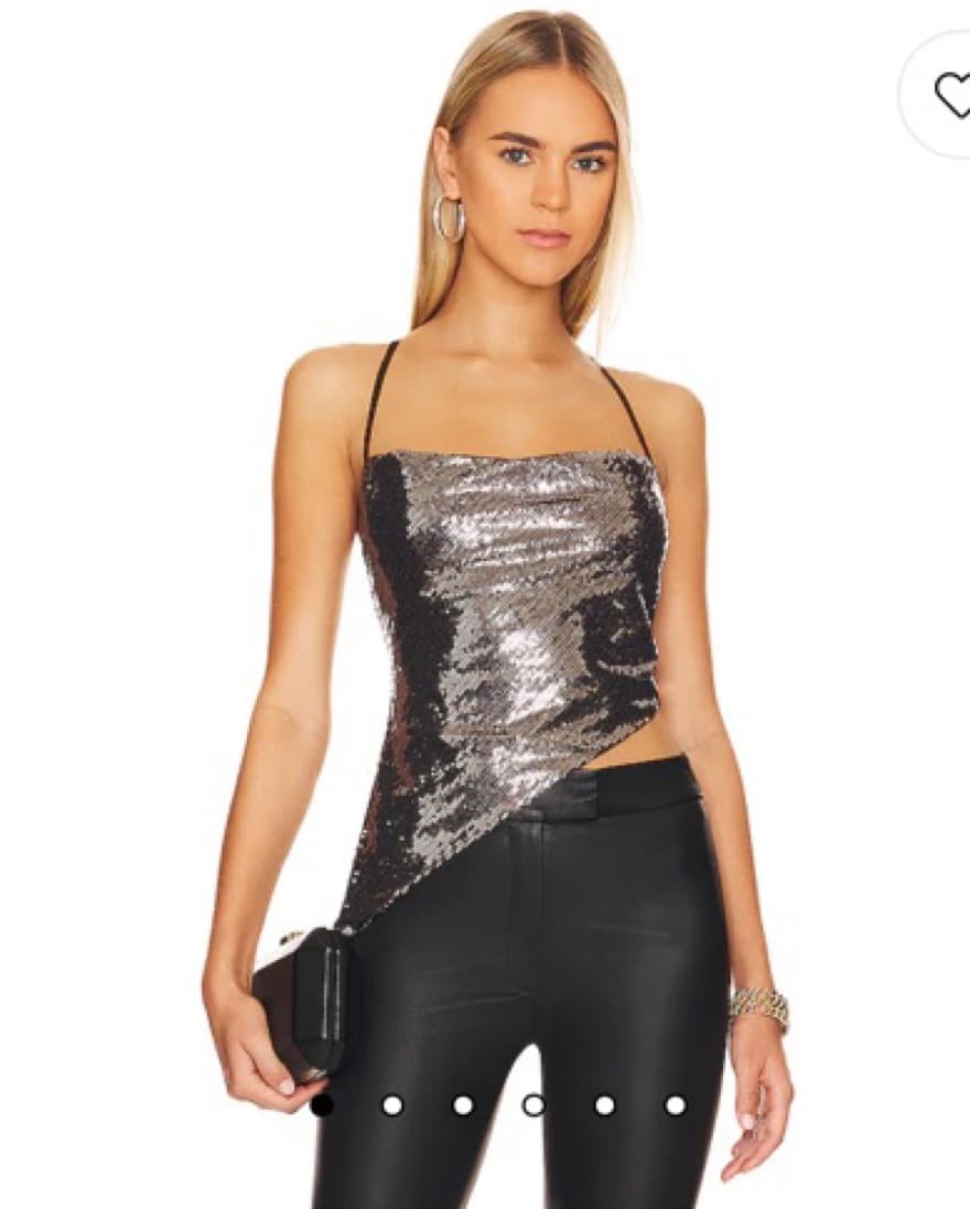 Superdown Sparkly Top  - Image 1