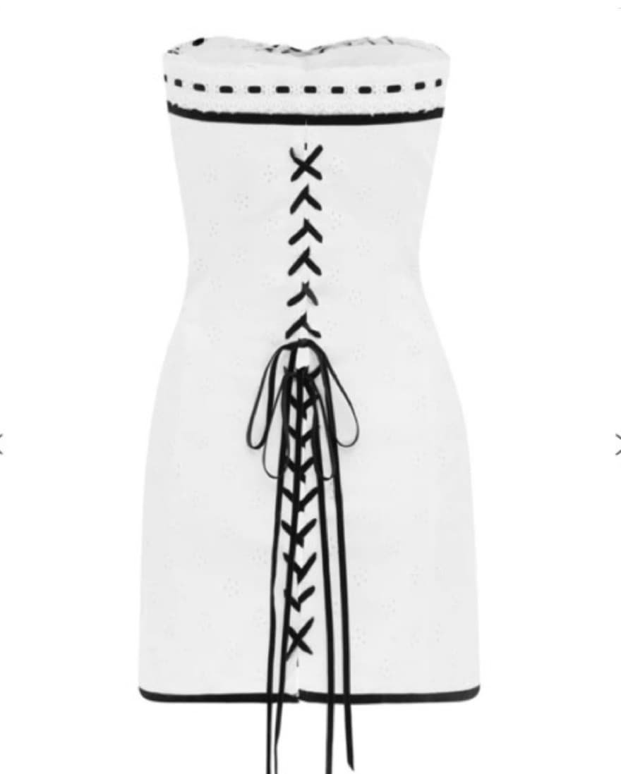 With Jean White Dress - Image 3