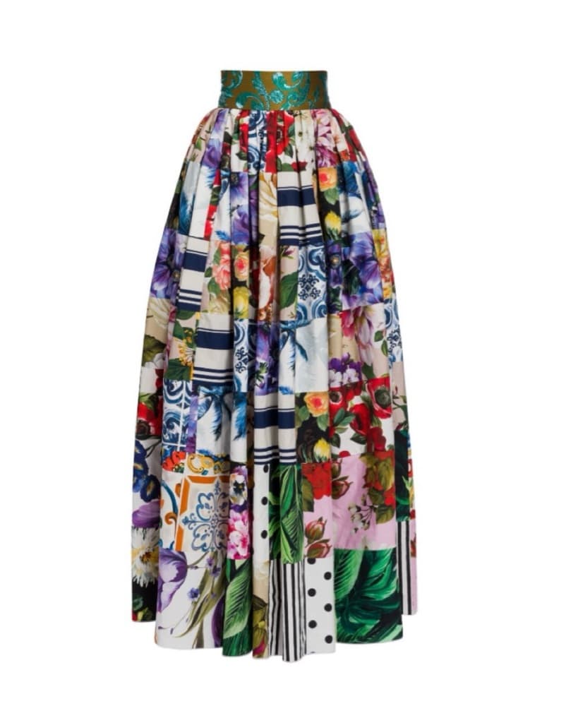 Dolce & Gabbana Patchwork Skirt Set - Image 4