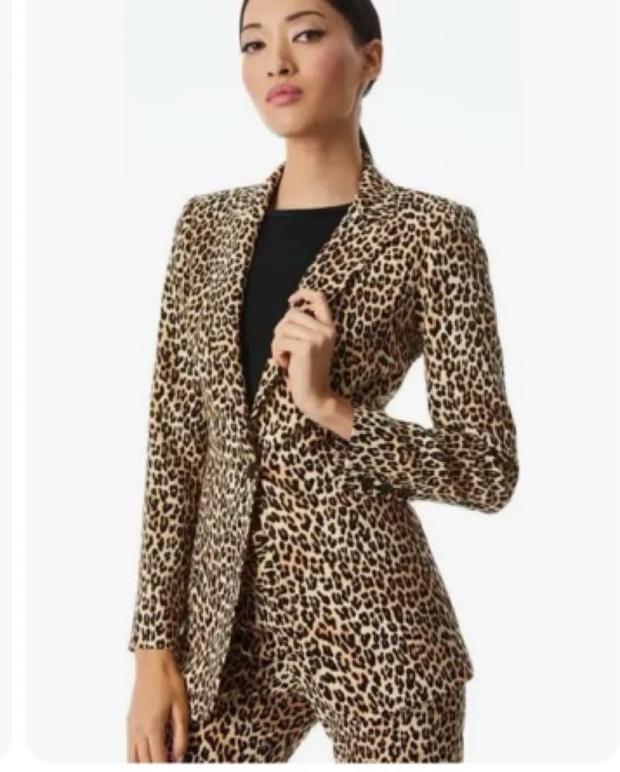 Leopard Alice+Olivia Blazer - Image 1