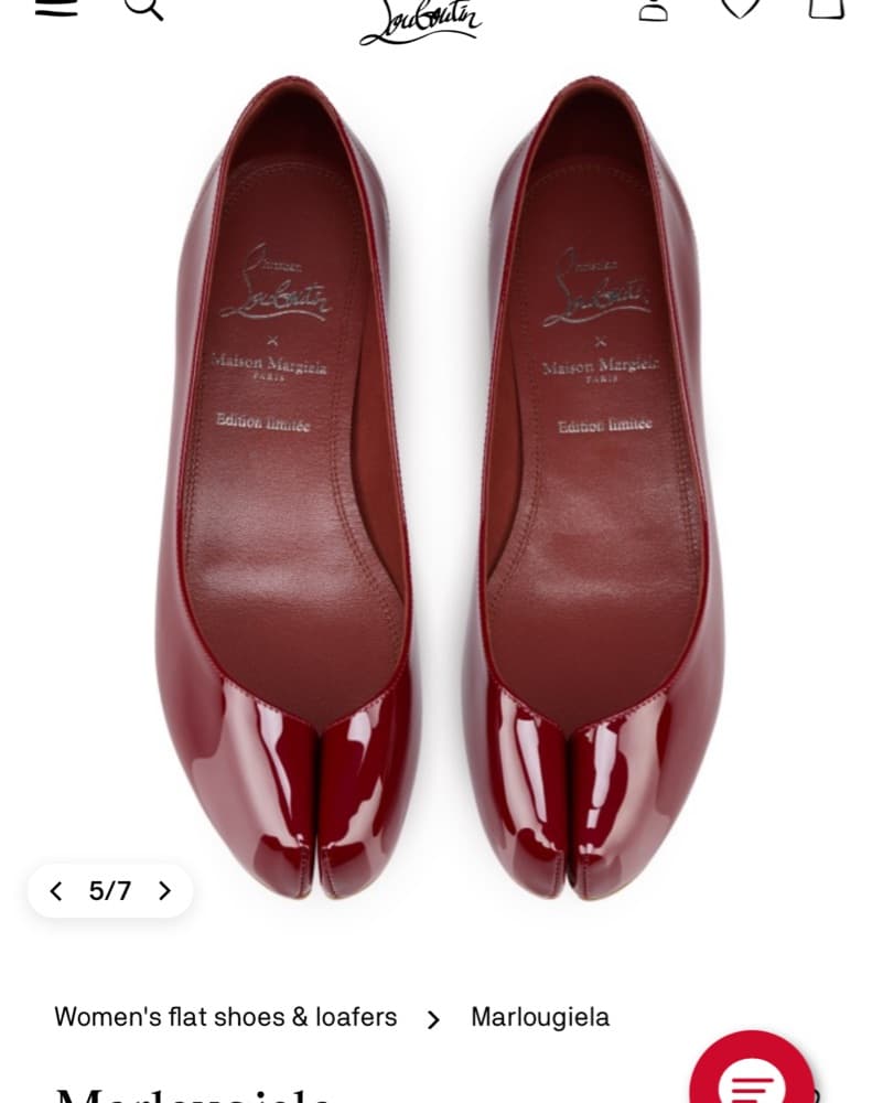 Tabi X Christian Louboutin Flats - Image 4