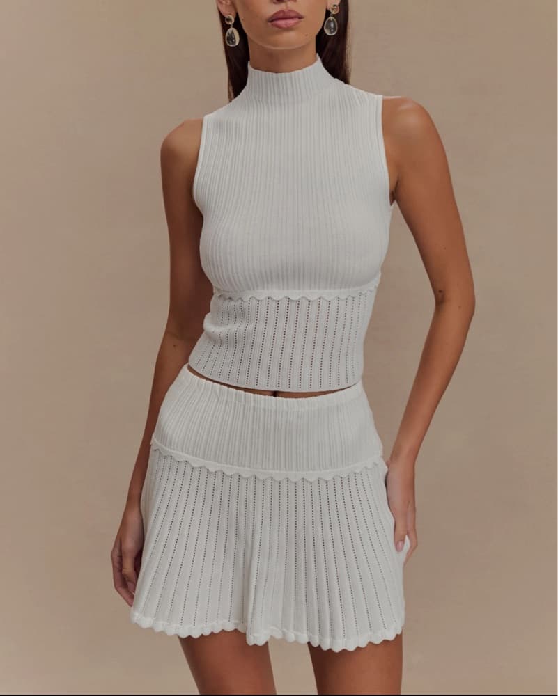 Indy Pointelle Knit Set - Image 4