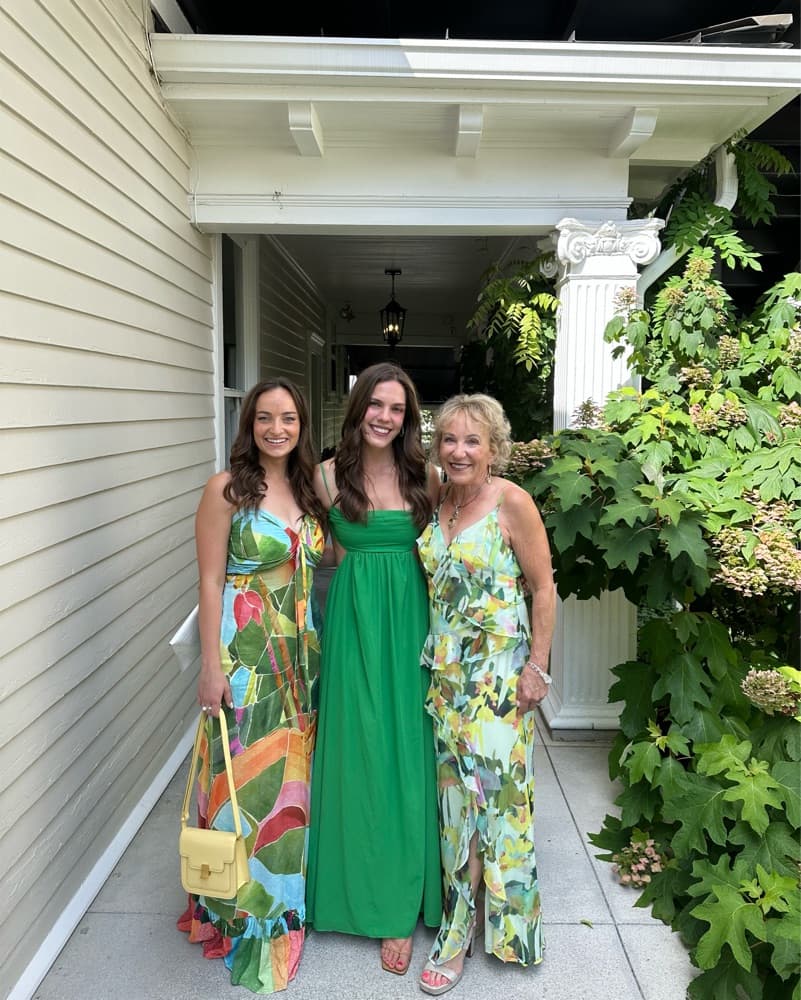 Sau Lee Giselle Gown Dress - Green - Image 4
