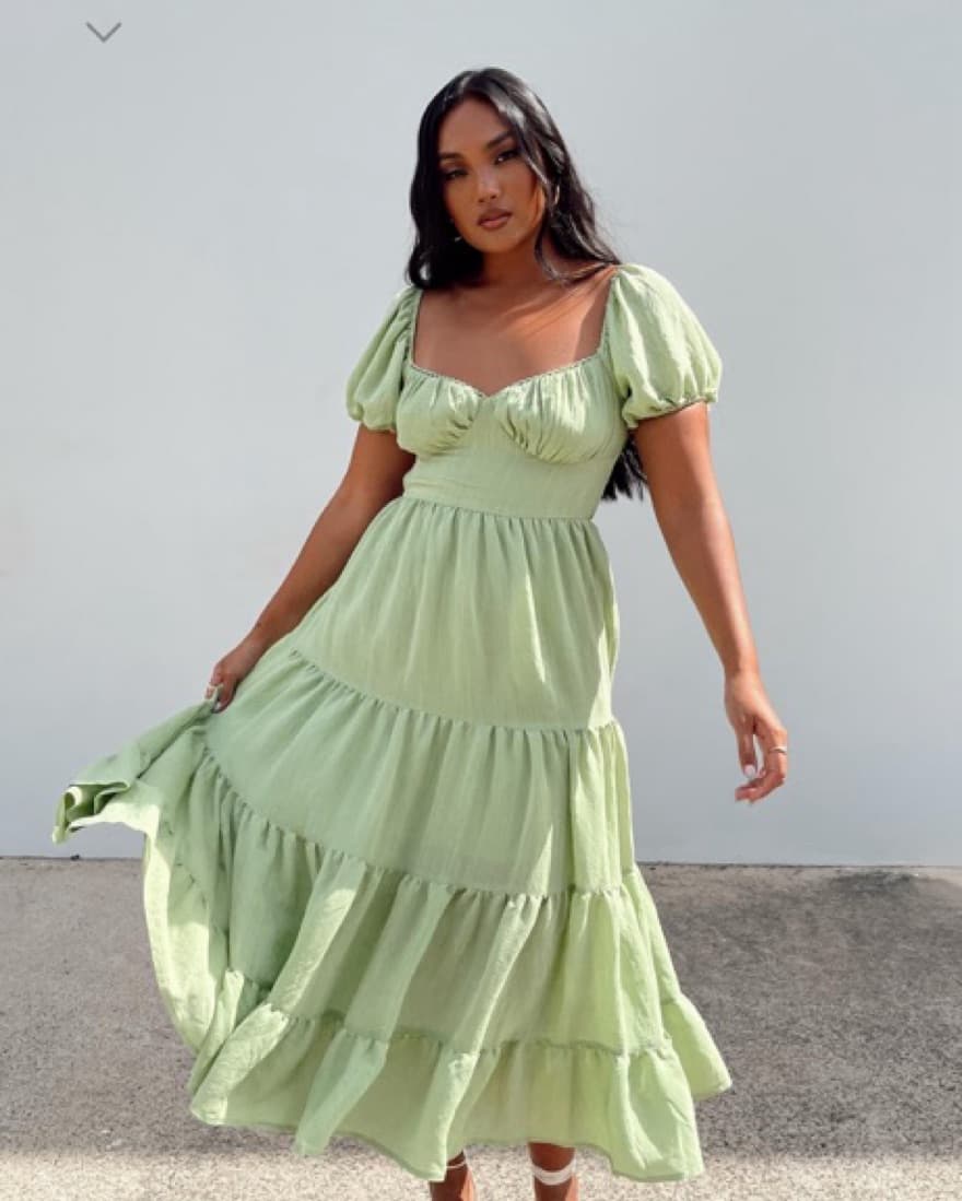 Princess polly - Green Summer Dress - Image 1