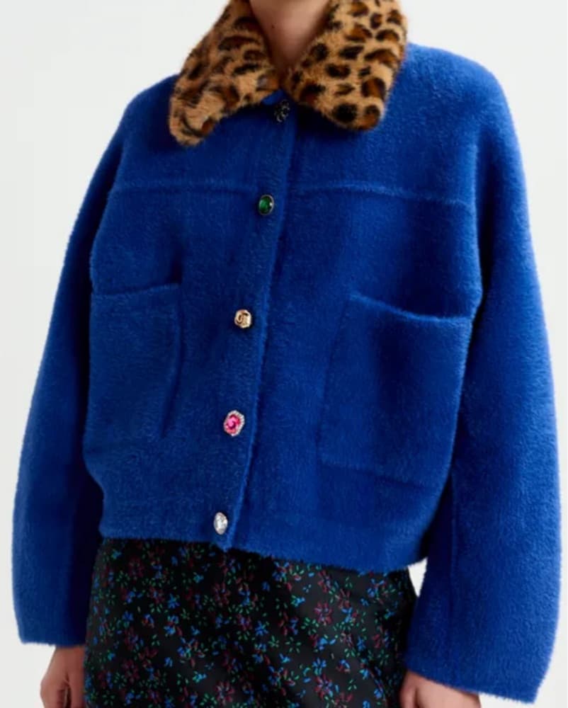 **BLUE**Essential Antwerp Blue Cardigan  - Image 4