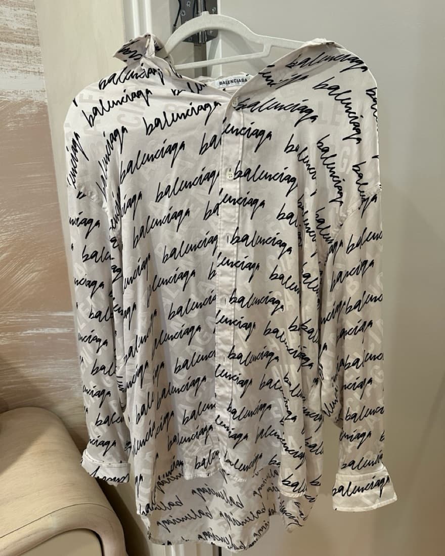 Balenciaga Scribble Blouse - Image 3