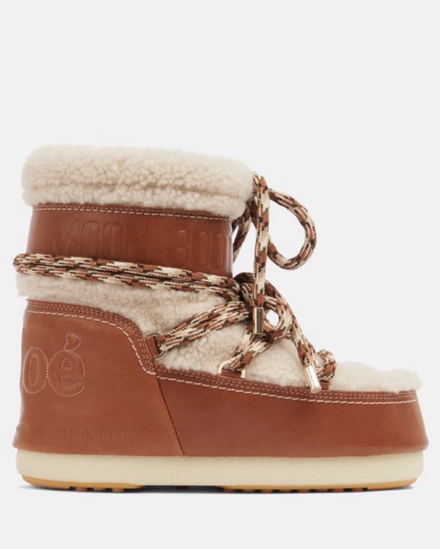Moon Boot x Chloè Shearling Icon Boot - Image 1