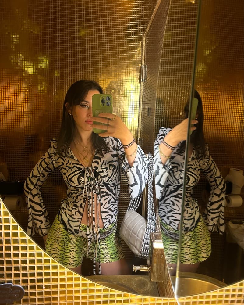 Party Animal Costume Shorts And Top  - Image 1