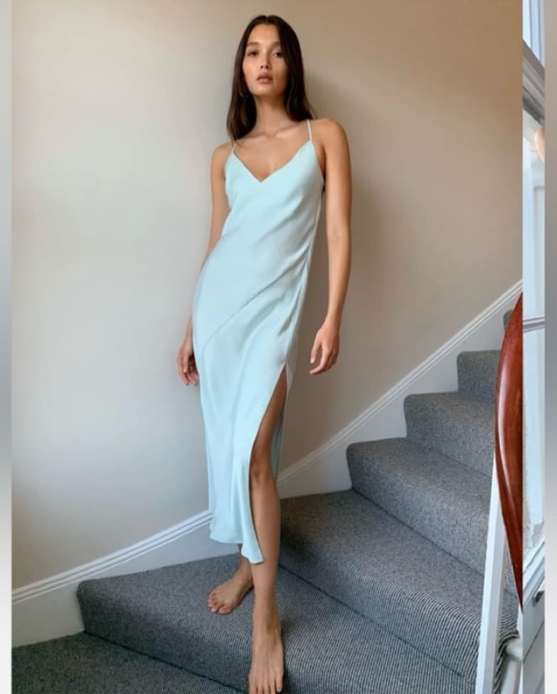 Aritzia Babaton Bellamy Slip Dress Light - Image 1