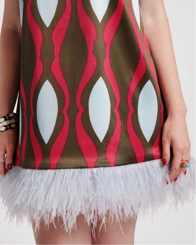 Frances Valentine 70s Shift Dress - Image 5