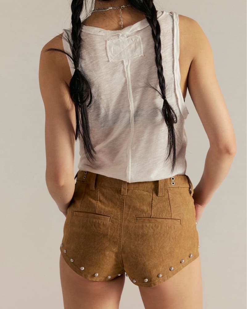 We The free Cool Kid Suede Micro Short - Image 4