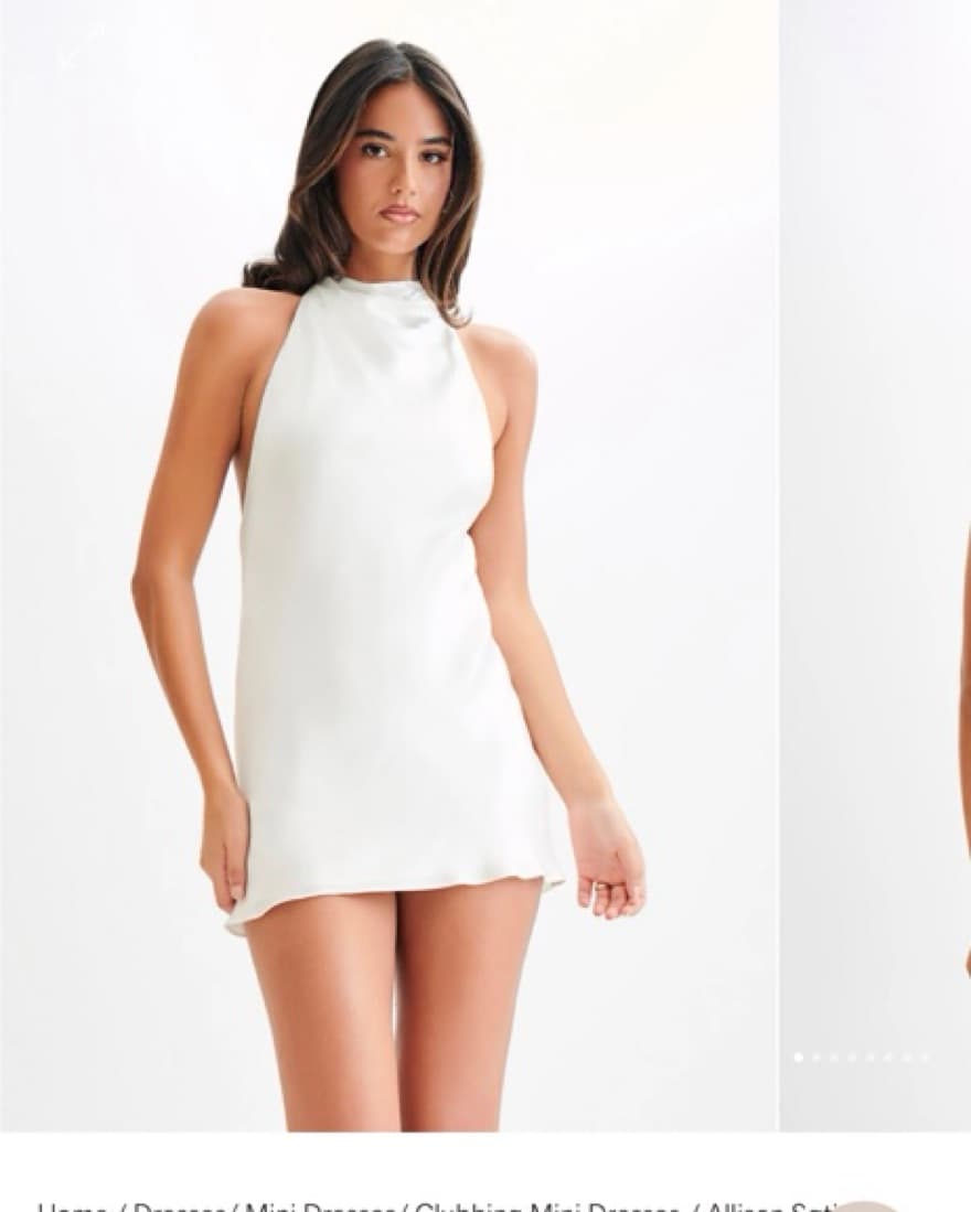 Meshki white Low back Dress - Image 2