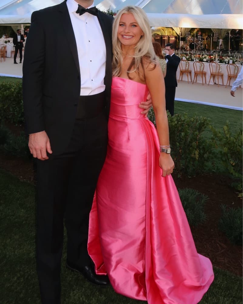 Solace London Hot Pink Gown - Image 1