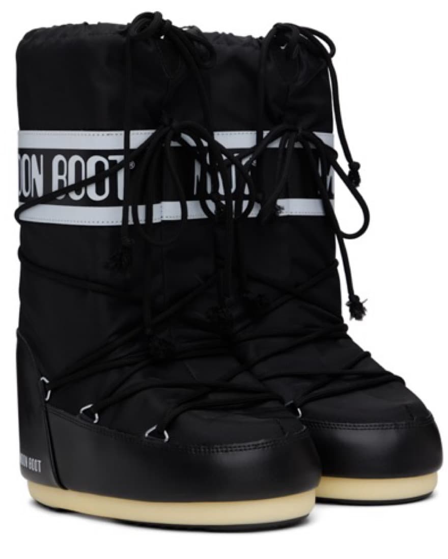 Tall Black Moon Boots - Image 1