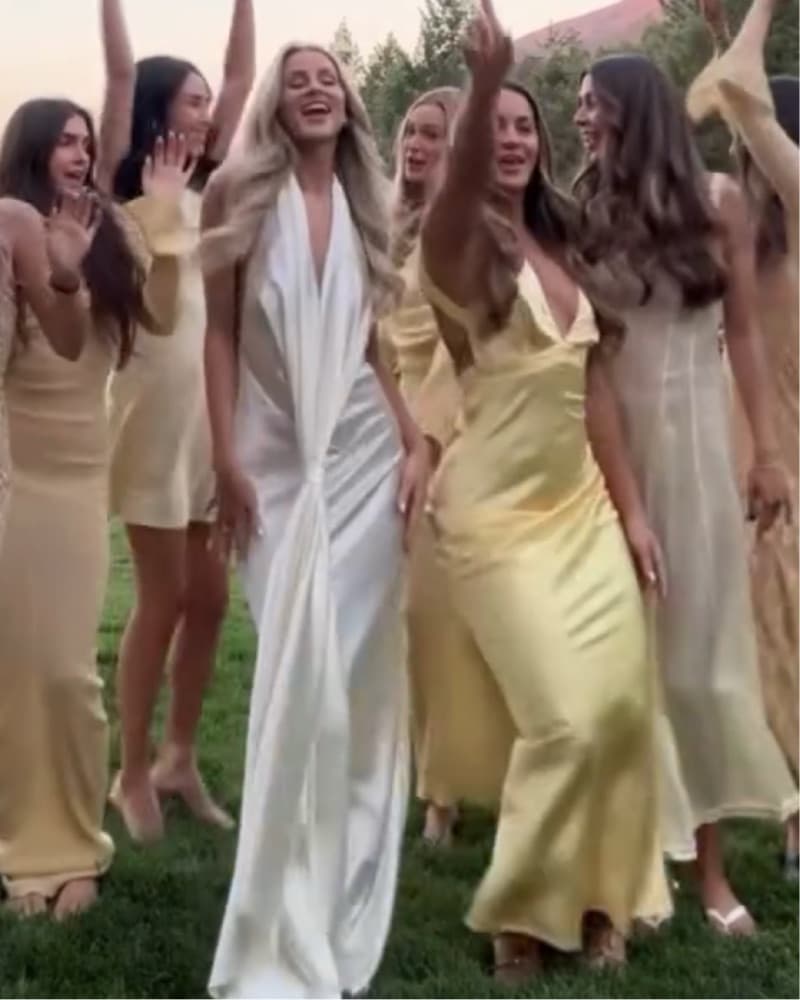 Satin Yellow Dress  - Image 2