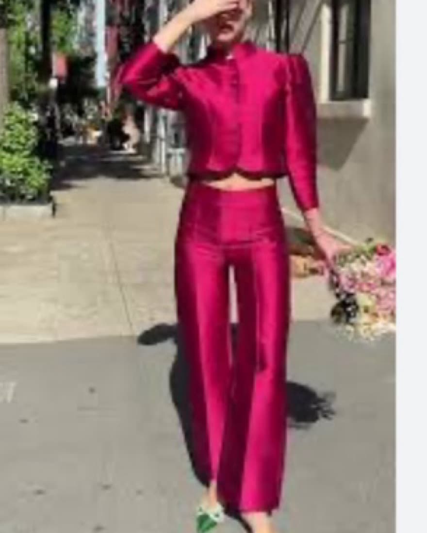 Destree Fuschia Jacket ASO Sofia Richie  - Image 3