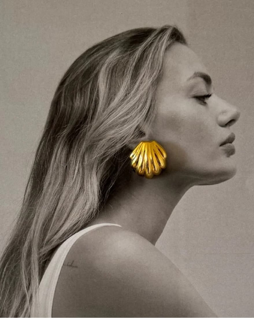 Heaven Mayhem Crown Earrings Gold  - Image 1