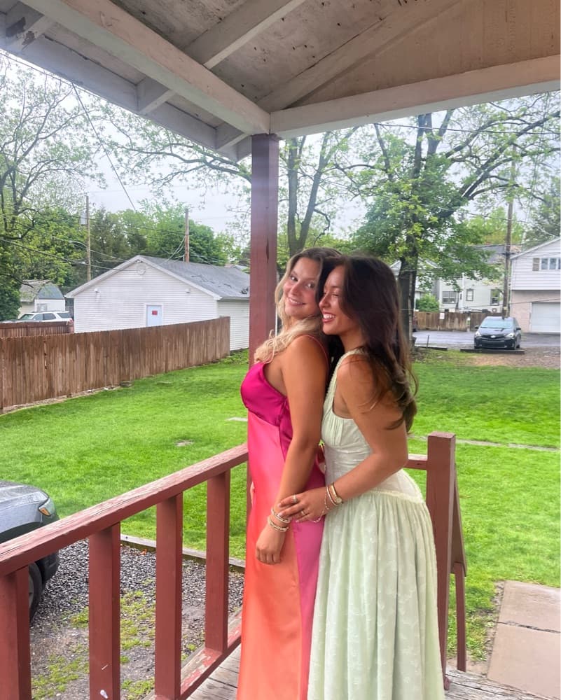 Mint Green Floral Maxi Dress - Image 2
