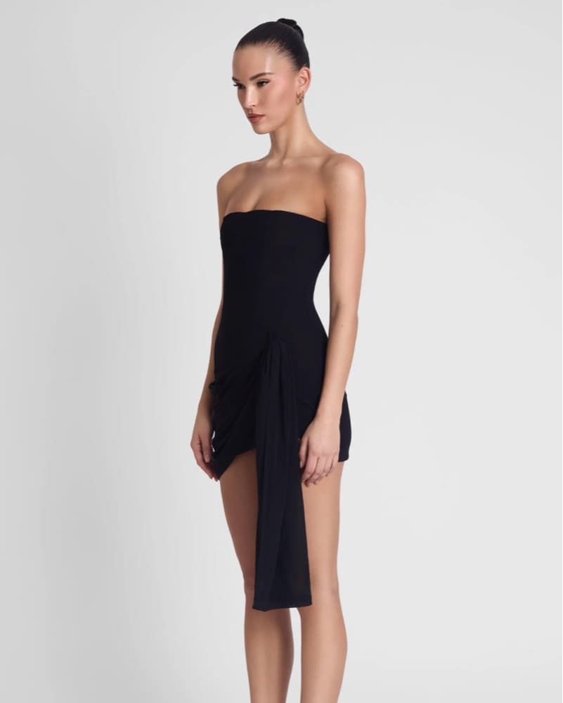 Shop Leau Mira mesh corset mini dress - Image 2