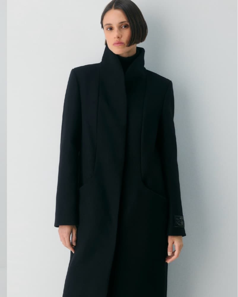 Aritzia Cocoon Coat Long - Image 3