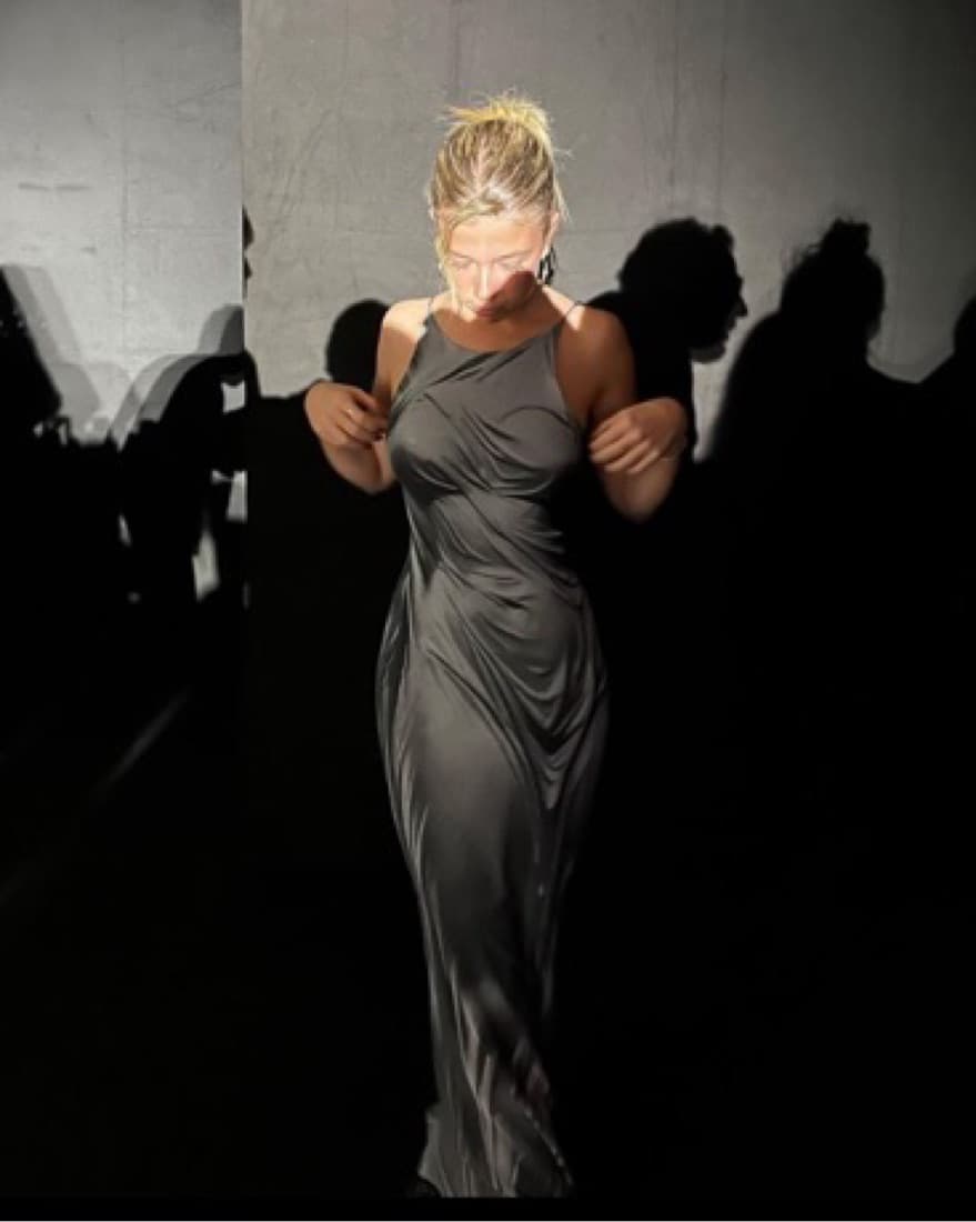 Wet Look Dress - Image 2