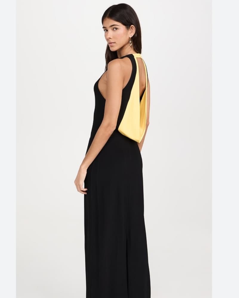 Black Maxi Evening Dress - Image 4