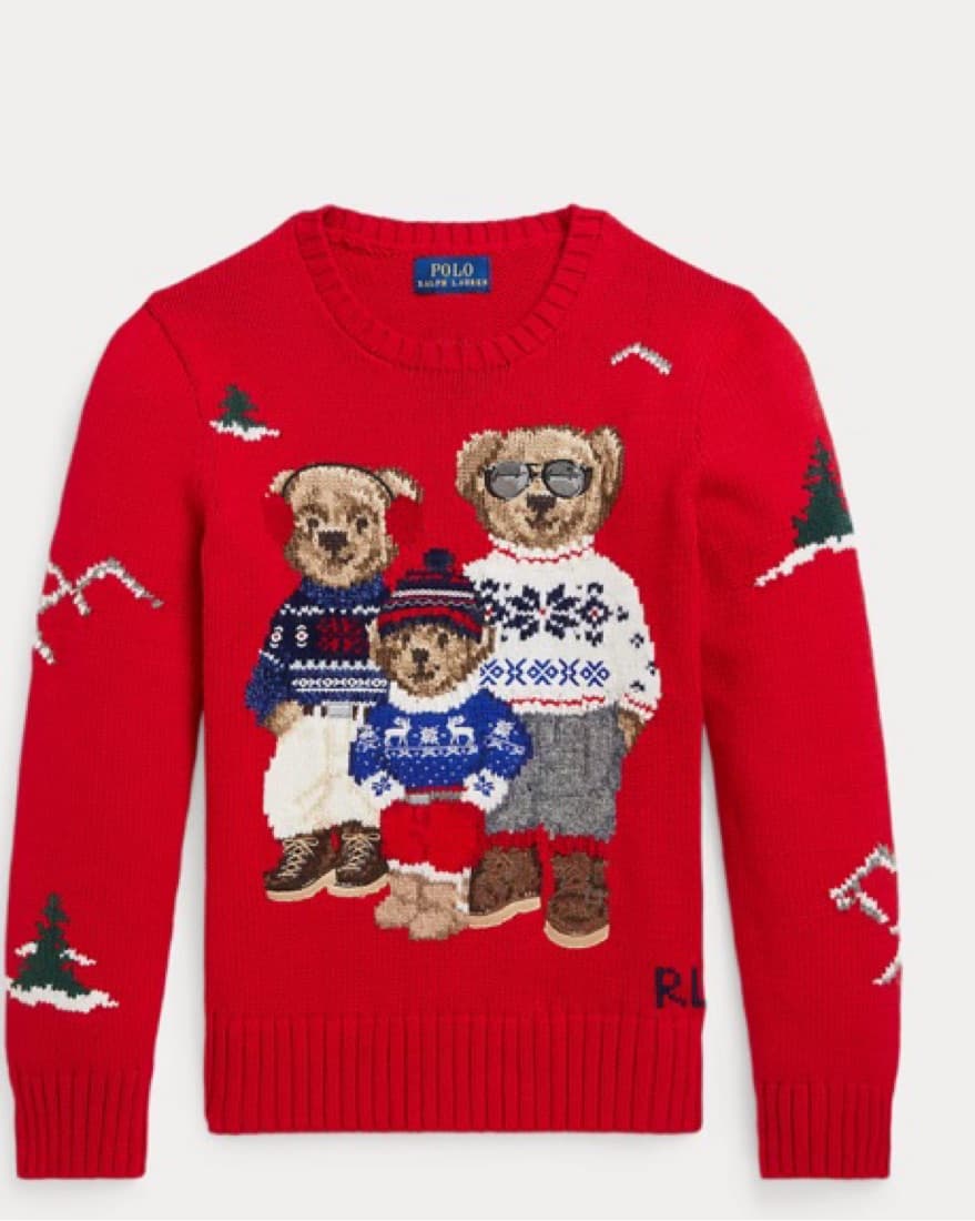Ralph Lauren Polo Bear Family Sweater - Image 1