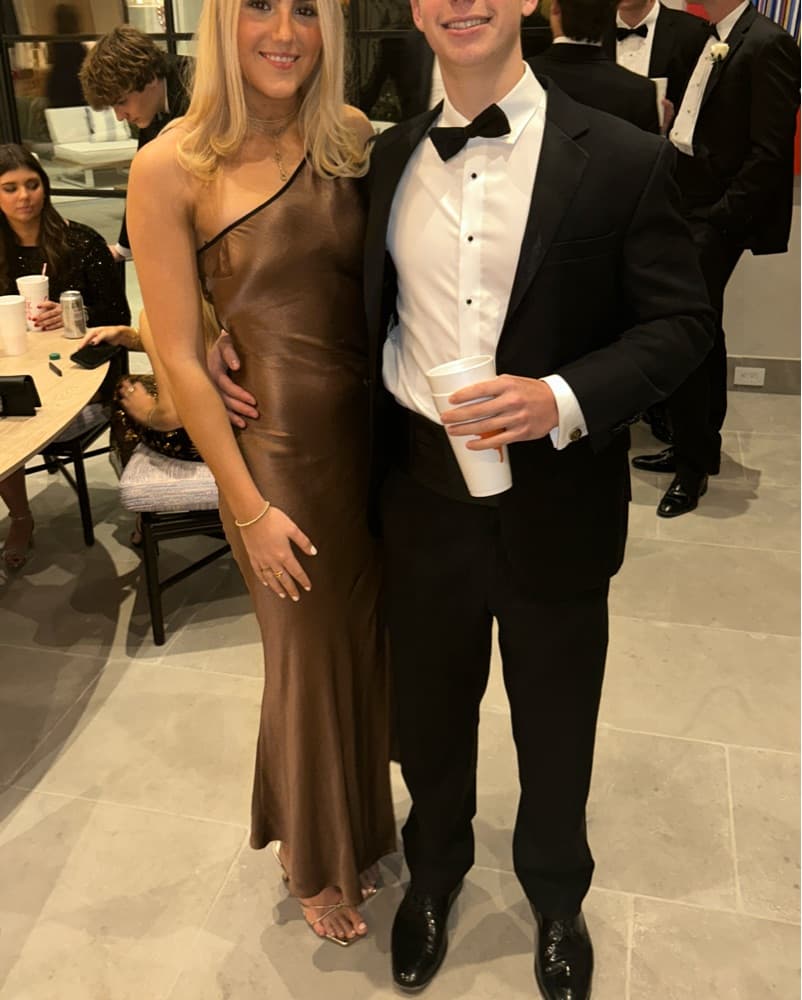 Bec + Bridge Brown Gown - Image 3