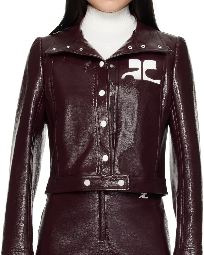 Maroon courreges Jacket - Image 2